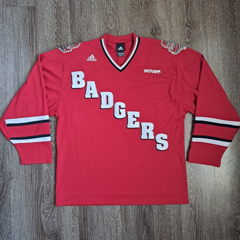 Adidas Hockey Classic 2010 Wisconsin Badgers Jersey Men's Medium